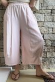 Jo Jo Quirky Hopsack Crop Pant Antique Rose